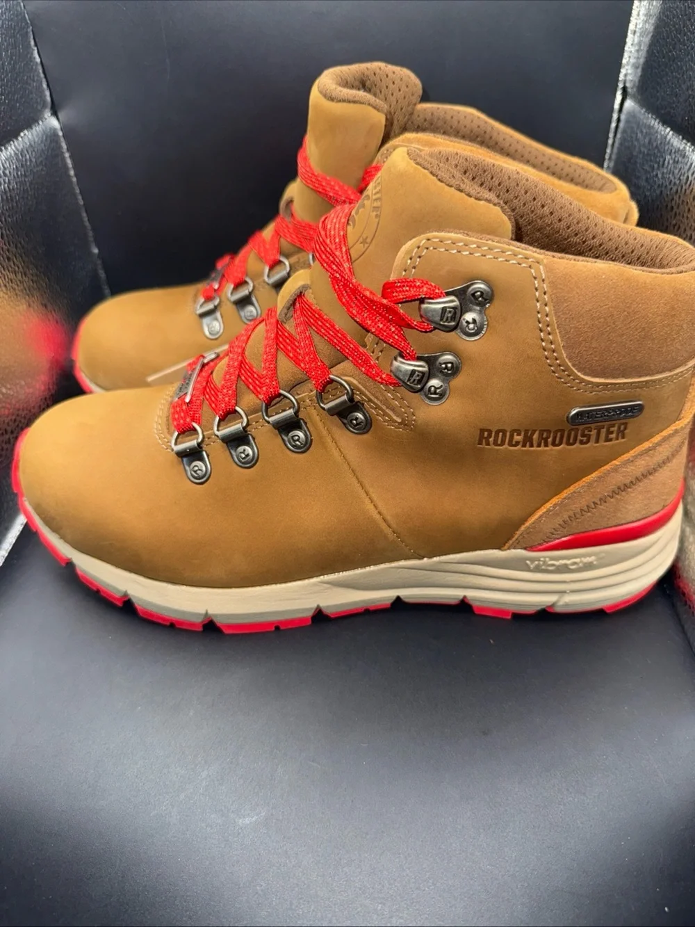 Size 8 - ROCKROOSTER Wayland 6 Inch Waterproof Hiking Shoes VK6251 MSRP $119.99